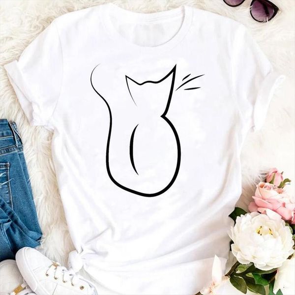 and women summer cat animal men t shirt style trend ladies cartoon clothes tshirts fashion graphic lady print female, White;black
and women summer cat animal men t shirt style trend ladies cartoon clothes tshirts fashion graphic lady print female, White;black