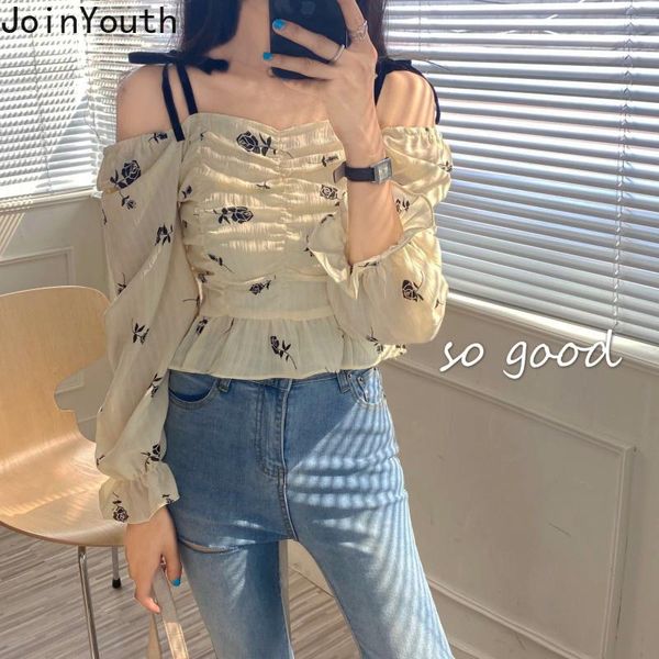 women's blouses & shirts joinyouth women shirt lady hollow out slash neck off shoulder blouse lace up pleated short summer blusas, White
women's blouses & shirts joinyouth women shirt lady hollow out slash neck off shoulder blouse lace up pleated short summer blusas, White