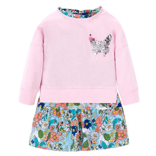jumping meters long sleeve princess girls dress for autumn spring fashion baby cotton clothing floral kids party 210529, Red;yellow
jumping meters long sleeve princess girls dress for autumn spring fashion baby cotton clothing floral kids party 210529, Red;yellow