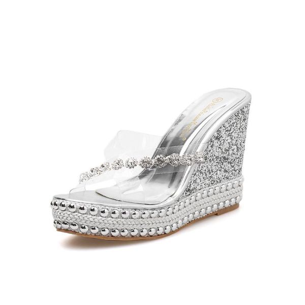 sandals 2021 women's summer cross strap rhinestone wedge slippers all-match fashion, Black
sandals 2021 women's summer cross strap rhinestone wedge slippers all-match fashion, Black