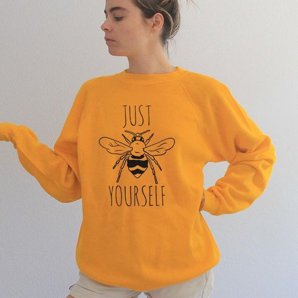 women's hoodies & sweatshirts just bee yourself sweatshirt women streetwear hipster slogan autumn clothing kawaii girl tumblr long slee, Black
women's hoodies & sweatshirts just bee yourself sweatshirt women streetwear hipster slogan autumn clothing kawaii girl tumblr long slee, Black