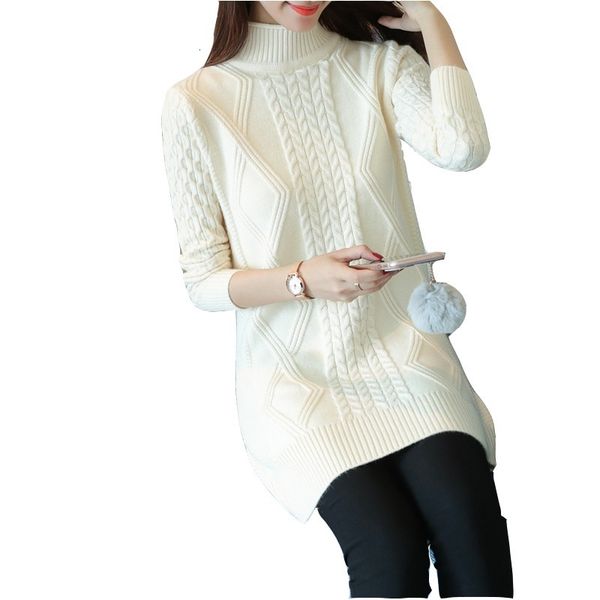 women's sweaters half-neck autumn winter new fashion plus size 3xl female twist jacket medium long thicken warm jacket suk7, White;black
women's sweaters half-neck autumn winter new fashion plus size 3xl female twist jacket medium long thicken warm jacket suk7, White;black