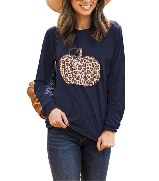 women's t-shirt women halloween pumpkin printed round neck long sleeve casual sweatshirts pullover, White
women's t-shirt women halloween pumpkin printed round neck long sleeve casual sweatshirts pullover, White