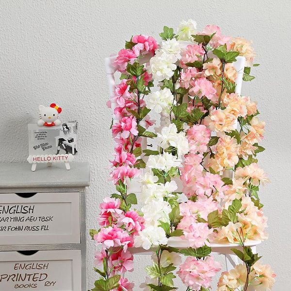 decorative flowers & wreaths simulation of cherry blossom rattan pipe blocking chair decoration fake flower wedding set wall 
decorative flowers & wreaths simulation of cherry blossom rattan pipe blocking chair decoration fake flower wedding set wall