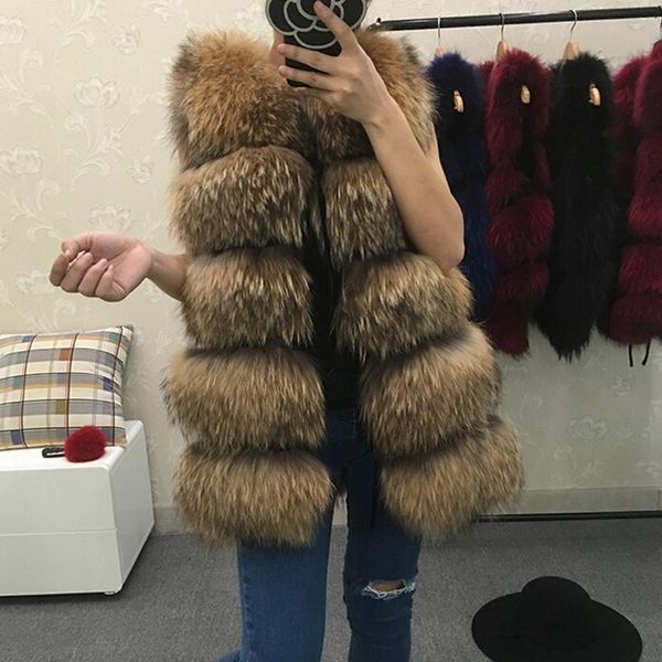 women's fur & faux real genuine natural raccoon leather jacket overcoat girl's vest coat, Black
women's fur & faux real genuine natural raccoon leather jacket overcoat girl's vest coat, Black