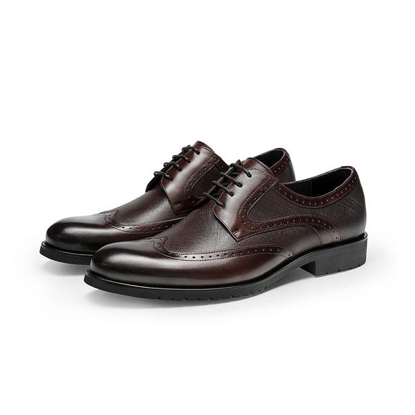 new genuine leather formal oxford shoes italian brogue carved derby flats lace -up wedding business office dress shoes men c06, Black
new genuine leather formal oxford shoes italian brogue carved derby flats lace -up wedding business office dress shoes men c06, Black
