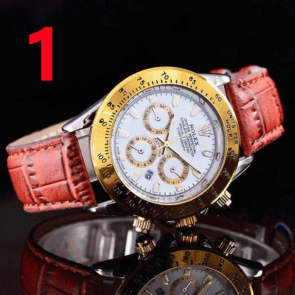 wristwatches mens brand designer luxury reloj watch fashion gift business quartz gold leather strap wristwatch relogio watches rx18, Slivery;brown
wristwatches mens brand designer luxury reloj watch fashion gift business quartz gold leather strap wristwatch relogio watches rx18, Slivery;brown