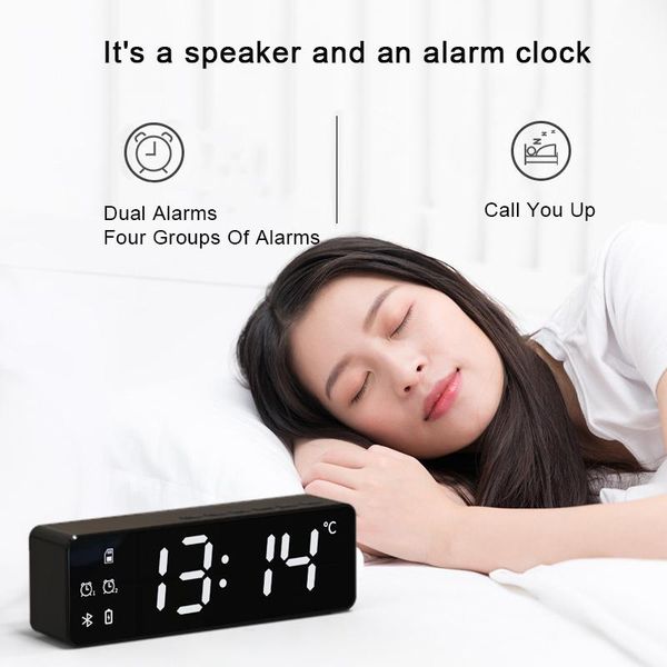 desk & table clocks 2021 alarm clock bluetooth speaker with fm radio wireless mini portable lcd digital decor
desk & table clocks 2021 alarm clock bluetooth speaker with fm radio wireless mini portable lcd digital decor