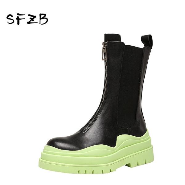 boots sfzb mature concise women ankle basic genuine leather platforms thick heels round toe casual working shoes woman autumn, Black
boots sfzb mature concise women ankle basic genuine leather platforms thick heels round toe casual working shoes woman autumn, Black