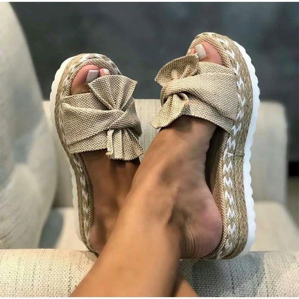 sandals platform women 2021 summer shoes fashion bow slipper indoor outdoor flip-flops beach female slippers, Black
sandals platform women 2021 summer shoes fashion bow slipper indoor outdoor flip-flops beach female slippers, Black