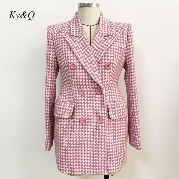 women's wool & blends 2021 autumn winter trend pink thousand bird check coats lady elegant slim outwear designer long sleeved lapel woo, Black
women's wool & blends 2021 autumn winter trend pink thousand bird check coats lady elegant slim outwear designer long sleeved lapel woo, Black