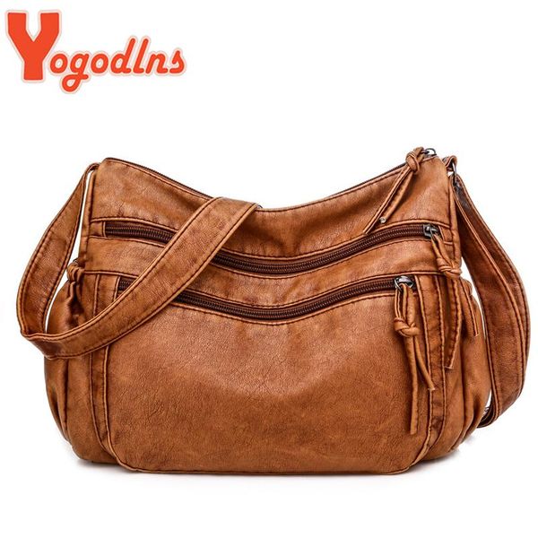evening bags yogodlns vintage soft pu leather shoulder bag female multi-pocket crossbody fashion mommy messenger handbag brands purse sac
evening bags yogodlns vintage soft pu leather shoulder bag female multi-pocket crossbody fashion mommy messenger handbag brands purse sac