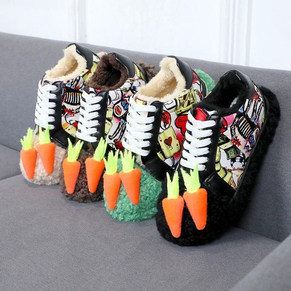 boots women winter warm ankle carrot&strawberry style comfort plush shoe woman ladies boys girls home indoor outdoor botas mujer, Black
boots women winter warm ankle carrot&strawberry style comfort plush shoe woman ladies boys girls home indoor outdoor botas mujer, Black