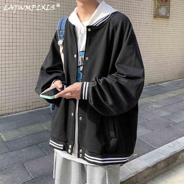 men's jackets men harajuku baseball 2021 mens streetwear black bomber coats male japanese korean fashions clothes, Black;brown
men's jackets men harajuku baseball 2021 mens streetwear black bomber coats male japanese korean fashions clothes, Black;brown