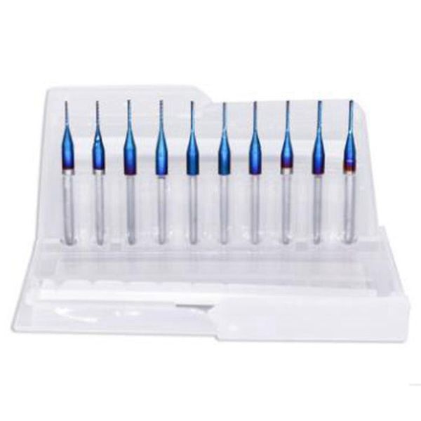 professional drill bits 10pcs 3.175 shank blue coated cnc end mills carbide milling cutter router bit for machine pcb engraving 2.5 mm
professional drill bits 10pcs 3.175 shank blue coated cnc end mills carbide milling cutter router bit for machine pcb engraving 2.5 mm