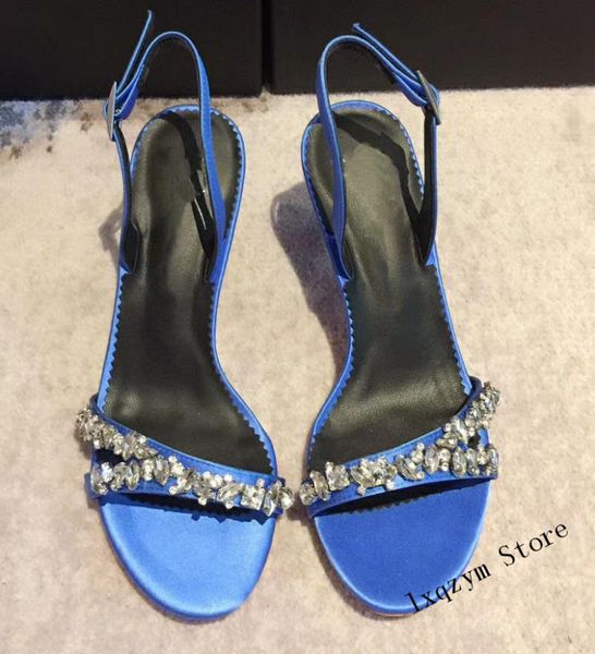 summer sandals women natural genuine leather thin high heels party shoes ankle buckle strap crystal open toe sandals lady, Black
summer sandals women natural genuine leather thin high heels party shoes ankle buckle strap crystal open toe sandals lady, Black