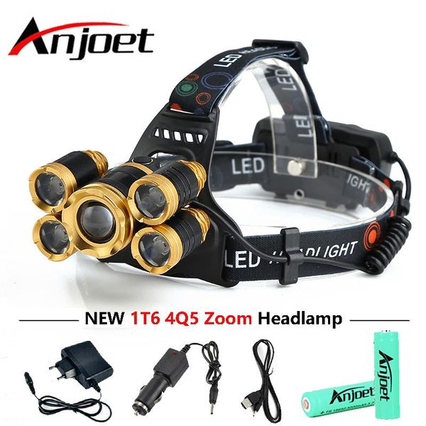 anjoet rechargeable 13000lm 5led t6 zoomable headlight headlamp hunting lamp fishing bike light+18650 battery car ac usb charger
anjoet rechargeable 13000lm 5led t6 zoomable headlight headlamp hunting lamp fishing bike light+18650 battery car ac usb charger