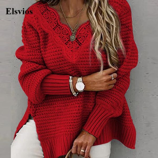 women's sweaters autumn long sleeve knitted pullovers winter female casual loose embroidery lace jumper v neck side slit solid, White;black
women's sweaters autumn long sleeve knitted pullovers winter female casual loose embroidery lace jumper v neck side slit solid, White;black