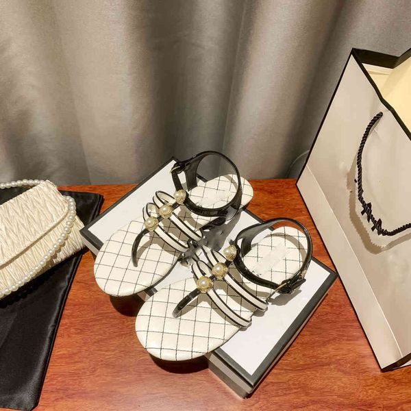 high version small fragrance 2021 summer new flat bottom pearl clip foot sandals fairy roman shoes, Black
high version small fragrance 2021 summer new flat bottom pearl clip foot sandals fairy roman shoes, Black