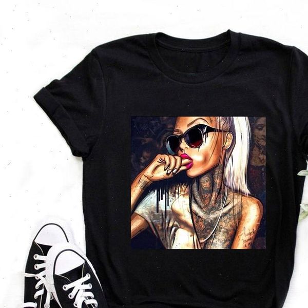 women black cotton t shirt 2021 summer short sleeve harajuku tshirt girls t shirts black girl magic gothic steetwear dropship, White
women black cotton t shirt 2021 summer short sleeve harajuku tshirt girls t shirts black girl magic gothic steetwear dropship, White