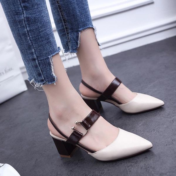 spring hollow coarse sandals high-heeled shallow mouth pointed pumps shoes women female high heels large size mujer yuj89, Black
spring hollow coarse sandals high-heeled shallow mouth pointed pumps shoes women female high heels large size mujer yuj89, Black