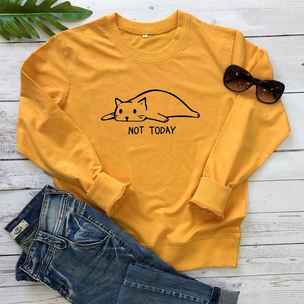 women's hoodies & sweatshirts not today sweatshirt women kawaii cats print long sleeve pullover casual girl ulzzang jumpers funny o-nec, Black
women's hoodies & sweatshirts not today sweatshirt women kawaii cats print long sleeve pullover casual girl ulzzang jumpers funny o-nec, Black