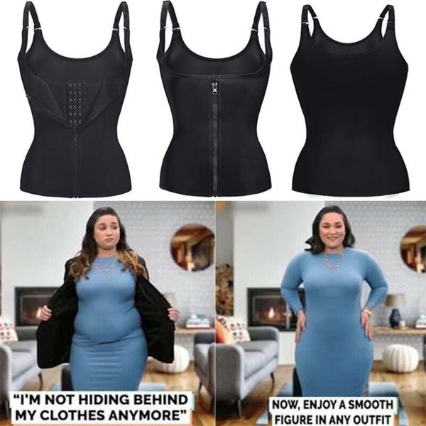 fajas reductoras compression body shaper zipper waist trainer cincher tummy control slim corset underbust droship us 211220, Black;white
fajas reductoras compression body shaper zipper waist trainer cincher tummy control slim corset underbust droship us 211220, Black;white