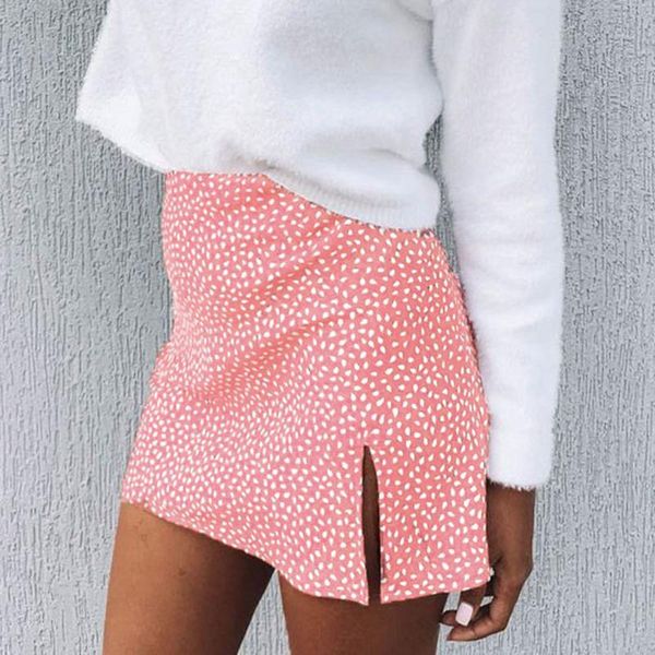 skirts sagace pink slim print split short skirt women's high waist with hip wrapped casual spring and summer, Black
skirts sagace pink slim print split short skirt women's high waist with hip wrapped casual spring and summer, Black