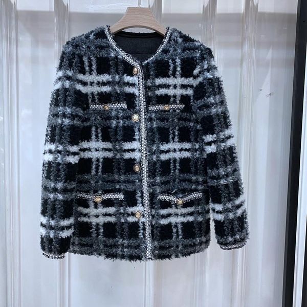 women's fur & faux natural sheep shearing coats women winter jackets o collar autumn 2021 real wool female clothing casaco feminino, Black
women's fur & faux natural sheep shearing coats women winter jackets o collar autumn 2021 real wool female clothing casaco feminino, Black