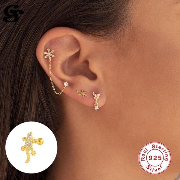 stud gs 925 silver earrings creative golden lizard luxury s925 sterling plata piercing ear rings unusual uniqe women pendientes, Golden;silver
stud gs 925 silver earrings creative golden lizard luxury s925 sterling plata piercing ear rings unusual uniqe women pendientes, Golden;silver
