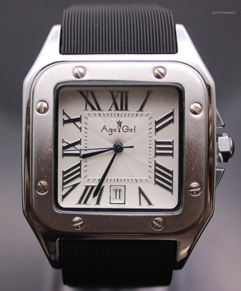 wristwatches men 100 xl stainless steel rose gold sport limited edition black rubber silver white quartz date watches, Slivery;brown
wristwatches men 100 xl stainless steel rose gold sport limited edition black rubber silver white quartz date watches, Slivery;brown