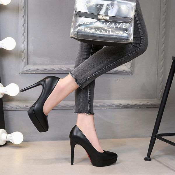 dress shoes fashion pointed toe waterproof platform thin high heels black color work women 37 38 39
dress shoes fashion pointed toe waterproof platform thin high heels black color work women 37 38 39