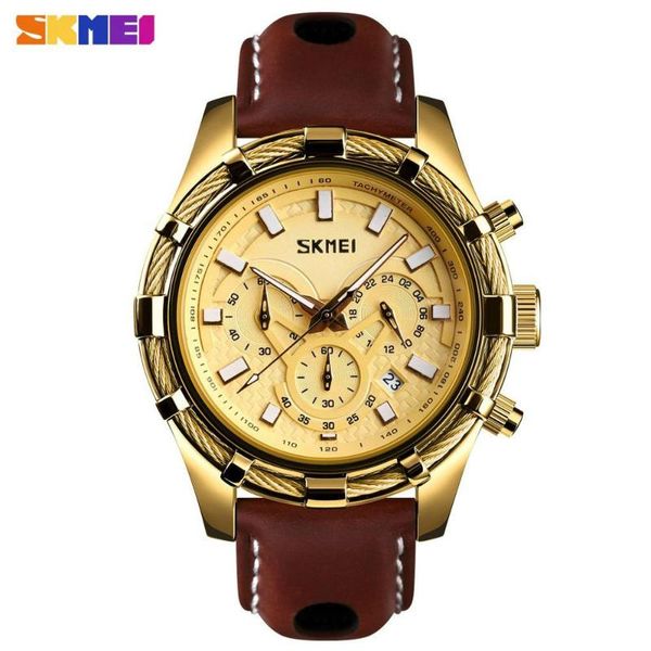 wristwatches skmei mens watches fashion watch men leather quartz for male auto date golden relogio masculino, Slivery;brown
wristwatches skmei mens watches fashion watch men leather quartz for male auto date golden relogio masculino, Slivery;brown