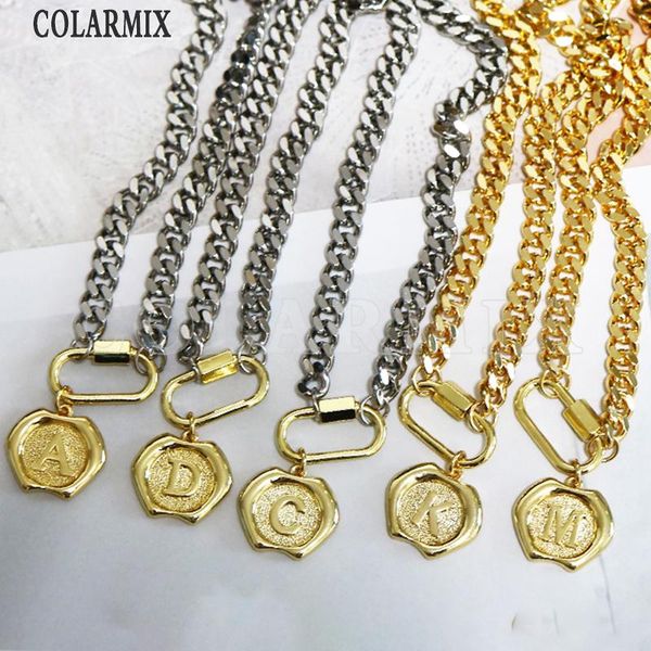 pendant necklaces 8 strands big punk necklace for women 26 alphabets charms jewelry not fade color metal gold & white 9706, Silver
pendant necklaces 8 strands big punk necklace for women 26 alphabets charms jewelry not fade color metal gold & white 9706, Silver