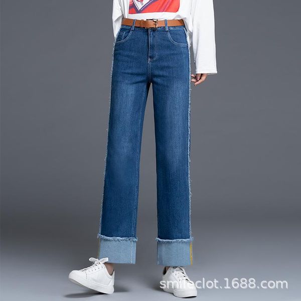 women's jeans fashion casual straight women loose fit denim trousers high waist blue hem wide leg plus size
women's jeans fashion casual straight women loose fit denim trousers high waist blue hem wide leg plus size
