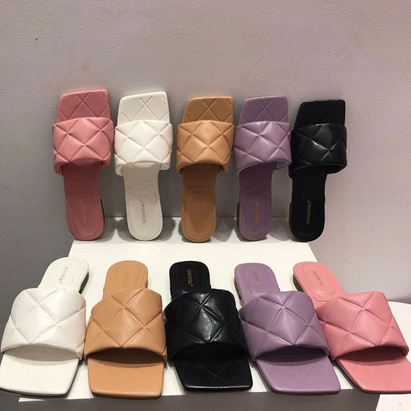 slippers fashion square toe flat women casual summer shoes brand diamond embossing slides house outdoor flip flops beach sandals, Black
slippers fashion square toe flat women casual summer shoes brand diamond embossing slides house outdoor flip flops beach sandals, Black