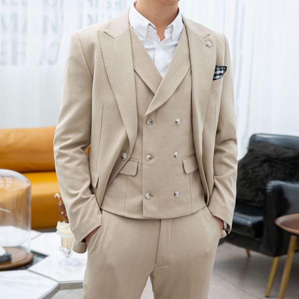 new 2021 evening wedding male ternos masculino slim party office 3pc mens suit trajes azul uomo gbzn, White;black
new 2021 evening wedding male ternos masculino slim party office 3pc mens suit trajes azul uomo gbzn, White;black