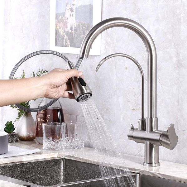 kitchen faucets 3 in 1 multifunction pull out faucet has drinking filter water tap
kitchen faucets 3 in 1 multifunction pull out faucet has drinking filter water tap