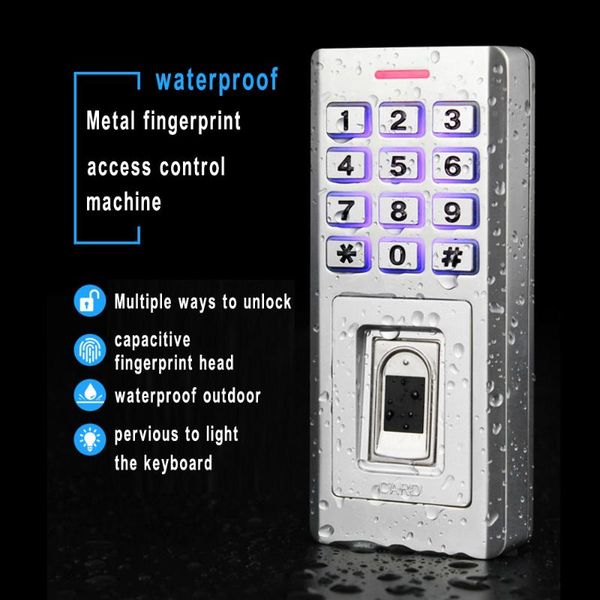rfid metal fingerprint standalone access controller keypad waterproof ip68 200pcs finger + 10000 card user four ways unlock
rfid metal fingerprint standalone access controller keypad waterproof ip68 200pcs finger + 10000 card user four ways unlock