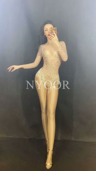silver rhinestones fringes backless transparent net bodysuit women birthday celebrate party outfit singer stage dance costume, Black;red
silver rhinestones fringes backless transparent net bodysuit women birthday celebrate party outfit singer stage dance costume, Black;red