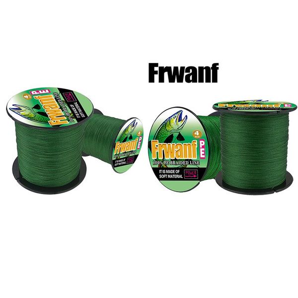 frwanf 300m 4 strand pe braided fishing line 4 strand super strong multifilament fishing lines