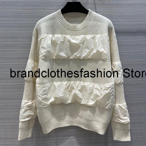 women's sweaters ecru fashion cashmere patchwork mebory fabric soft sweater women o-neck rib pullover lady 2021 autumn winter, White;black
women's sweaters ecru fashion cashmere patchwork mebory fabric soft sweater women o-neck rib pullover lady 2021 autumn winter, White;black