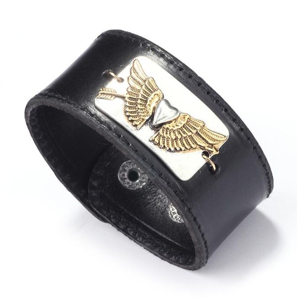 charm bracelets luxury for men fashion hand made weaving leather black heart bracelet & bangles women gifts bijoux, Golden;silver
charm bracelets luxury for men fashion hand made weaving leather black heart bracelet & bangles women gifts bijoux, Golden;silver