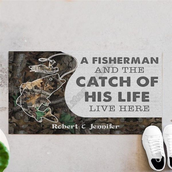 carpets personalized a fisherman and the catch of his life live here doormat 3d printed non slip door floor mats decor porch
carpets personalized a fisherman and the catch of his life live here doormat 3d printed non slip door floor mats decor porch