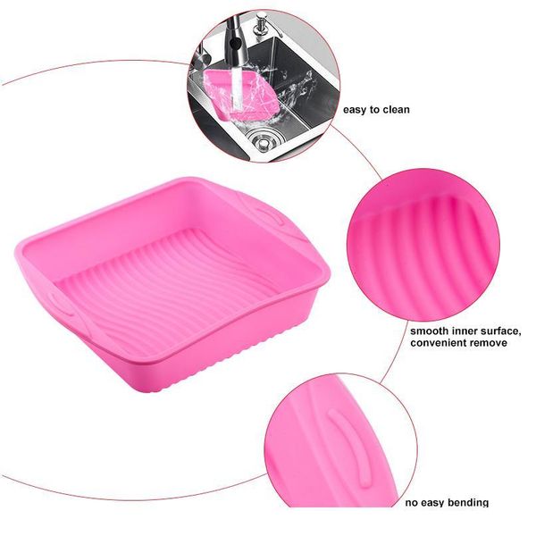 pink square sile cake bread molds oven pans baking dish bakeware confectionery form for kitchen baki qylpqo
pink square sile cake bread molds oven pans baking dish bakeware confectionery form for kitchen baki qylpqo