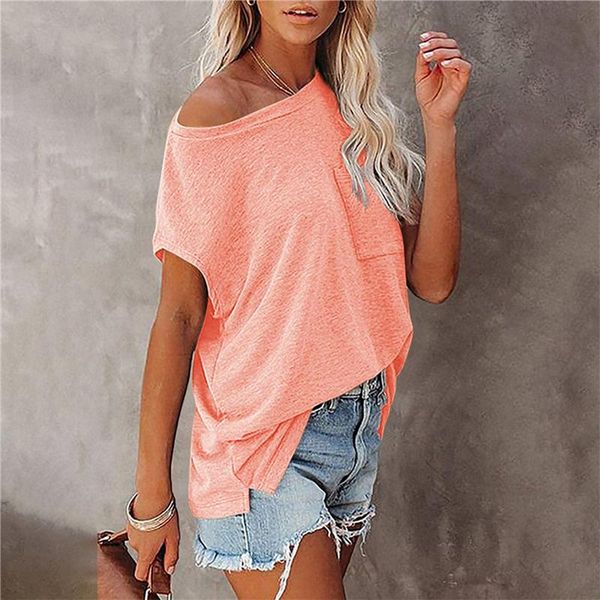 women's t-shirt solid tee shirts women pocket 2021 summer casual o-neck loose t shirt short sleeve female soft mujer camisetas, White
women's t-shirt solid tee shirts women pocket 2021 summer casual o-neck loose t shirt short sleeve female soft mujer camisetas, White