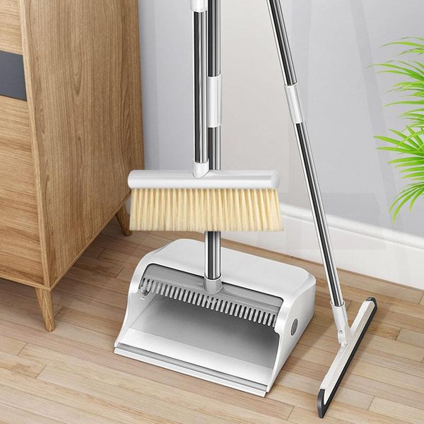 magnetic broom dustpan suit combination buckle design multifunctional fast filter hair standing dustpan rotatable foldable broom
magnetic broom dustpan suit combination buckle design multifunctional fast filter hair standing dustpan rotatable foldable broom
