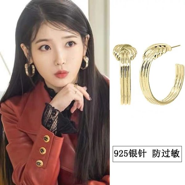 hbp fashion exaggerated circle metal brass deluna l iu same lady simple female earrings, Silver
hbp fashion exaggerated circle metal brass deluna l iu same lady simple female earrings, Silver