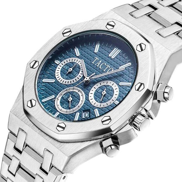 wristwatches 2021 luxury tacto watch relogio masculino mens watches chronograph waterproof sports 43mm, Slivery;brown
wristwatches 2021 luxury tacto watch relogio masculino mens watches chronograph waterproof sports 43mm, Slivery;brown