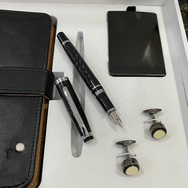 luxury designer cuff links for men cufflink pen set with exquisite package gift, Silver
luxury designer cuff links for men cufflink pen set with exquisite package gift, Silver